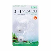 ISTA - Difuzor CO2 + numarator bule, acrylic, 2in1 ( Large) I-502