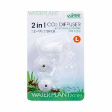 ISTA - Difuzor CO2 + numarator bule, acrylic, 2in1 ( Large) I-502