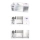 Aquaforest OceanGuard 980 Acvariu Complet Mobilier Sump 980 litri Alb