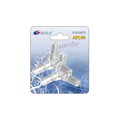 Resun ATC01 Trei Conectori Pentru Furtun De 6 mm 2 Buc